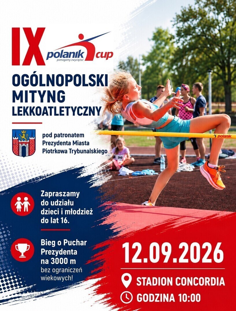 IX Polanik Cup Ogólnopolski Mityng Lekkoatletyczny już 12 września