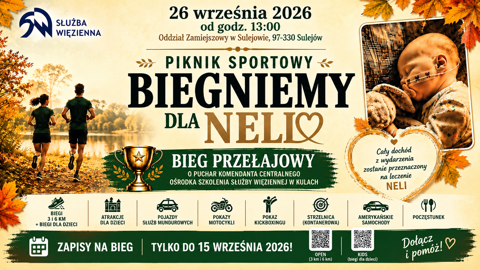 Biegniemy dla Neli. Wyjątkowy piknik w Sulejowie