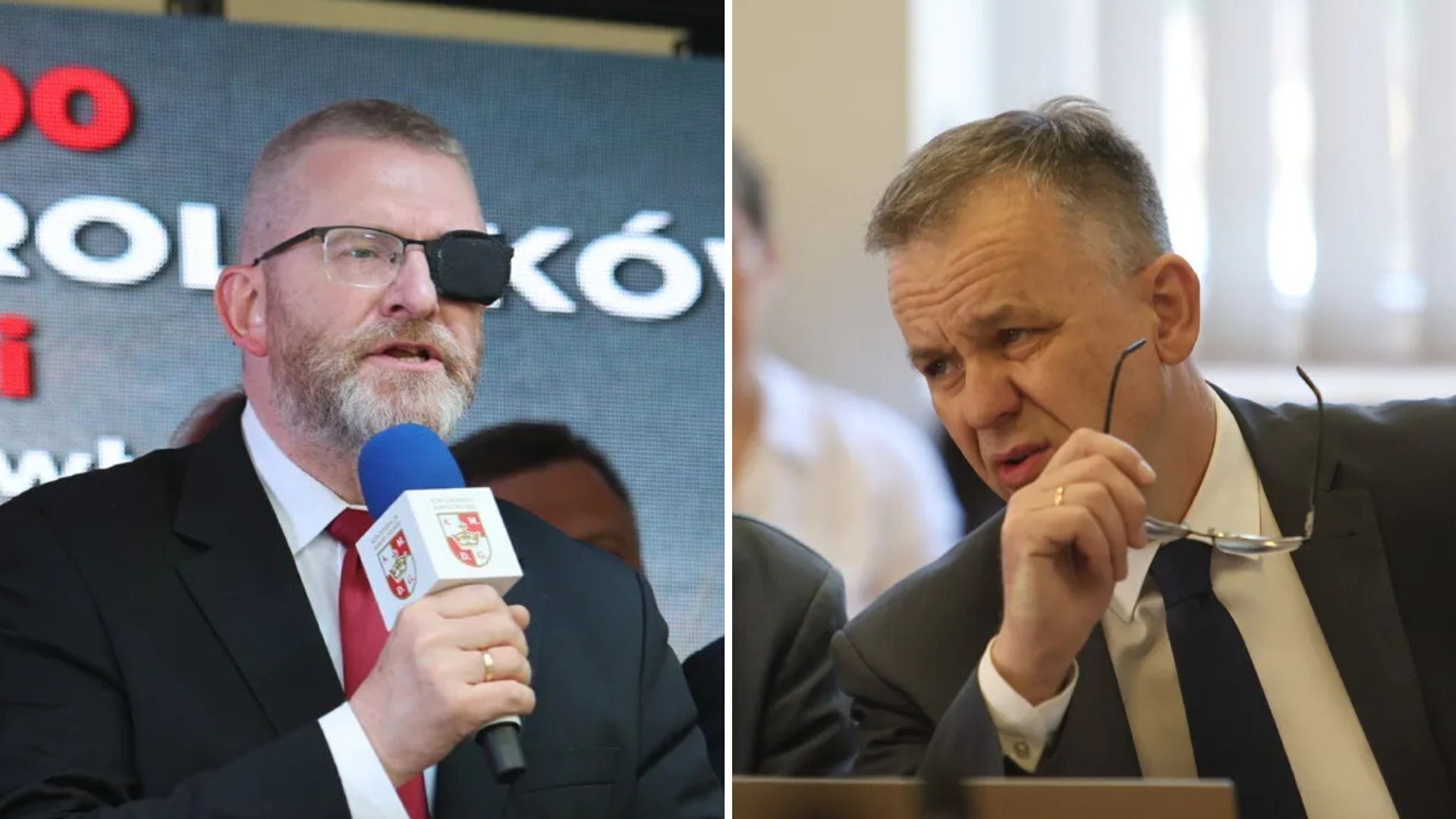 Krzysztof Chojniak u Grzegorza Brauna Marcin Witko o przeciekach
