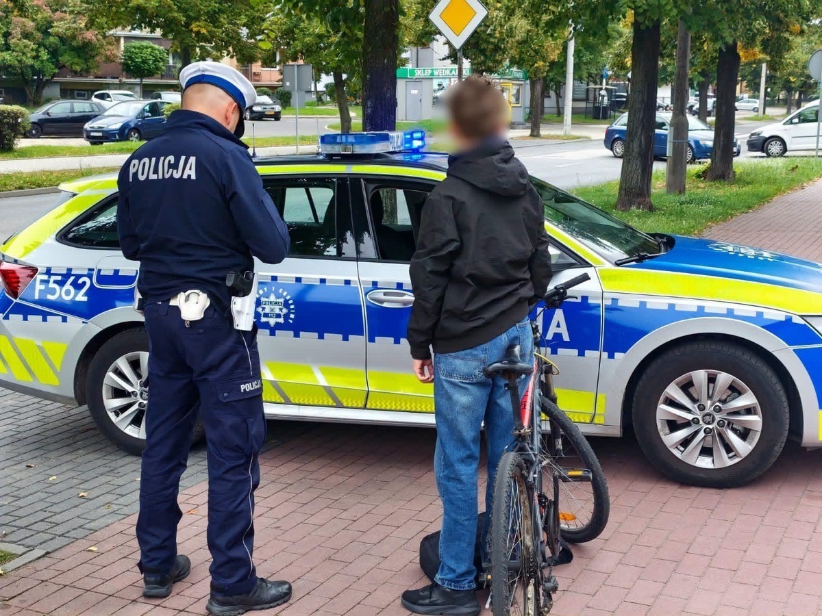 171 dzieci bez kasków. Policja przeprowadziła akcję KASK w Łódzkiem