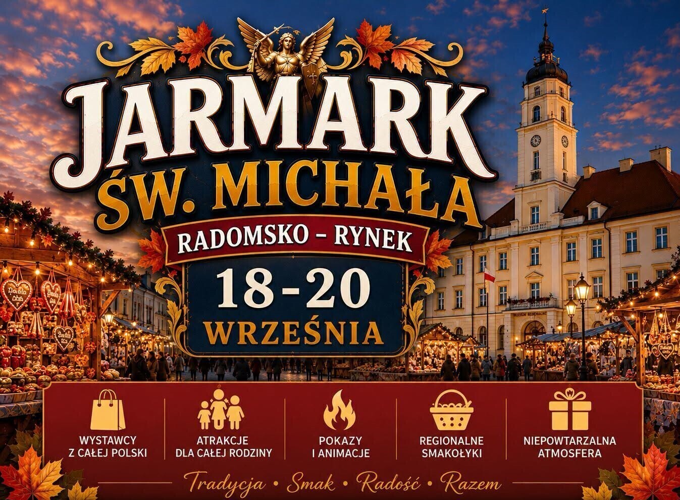 Jarmark Świętego Michała w Radomsku. Trzy dni atrakcji na rynku