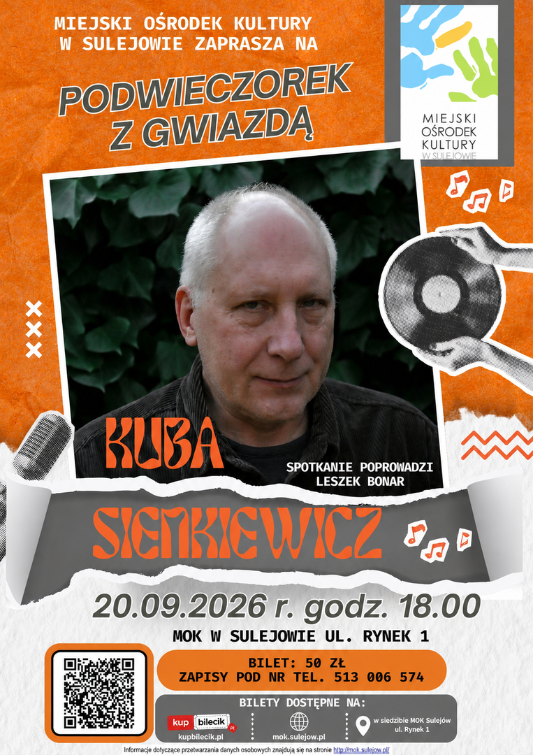 Podwieczorek z gwiazdą Kuba Sienkiewicz w Sulejowie