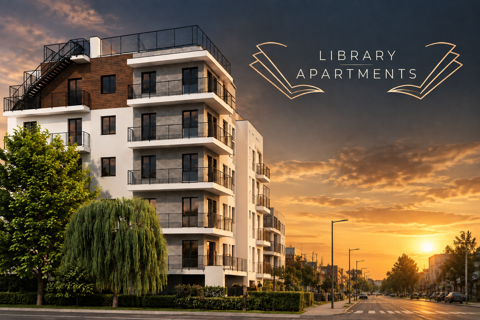 Library Apartamenty nowoczesne mieszkania i lokale w Piotrkowie
