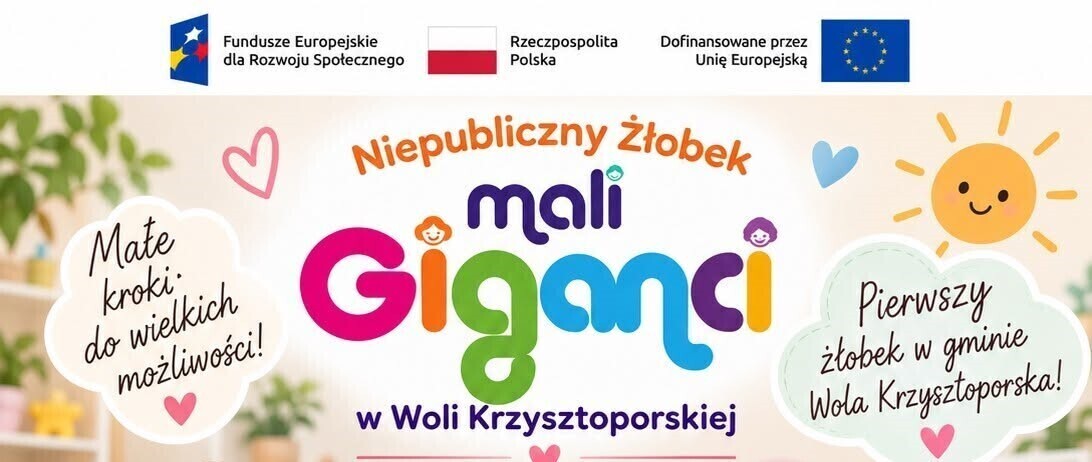 Powstaje pierwszy żłobek w gminie Wola Krzysztoporska ZAPISY JUŻ TRWAJĄ
