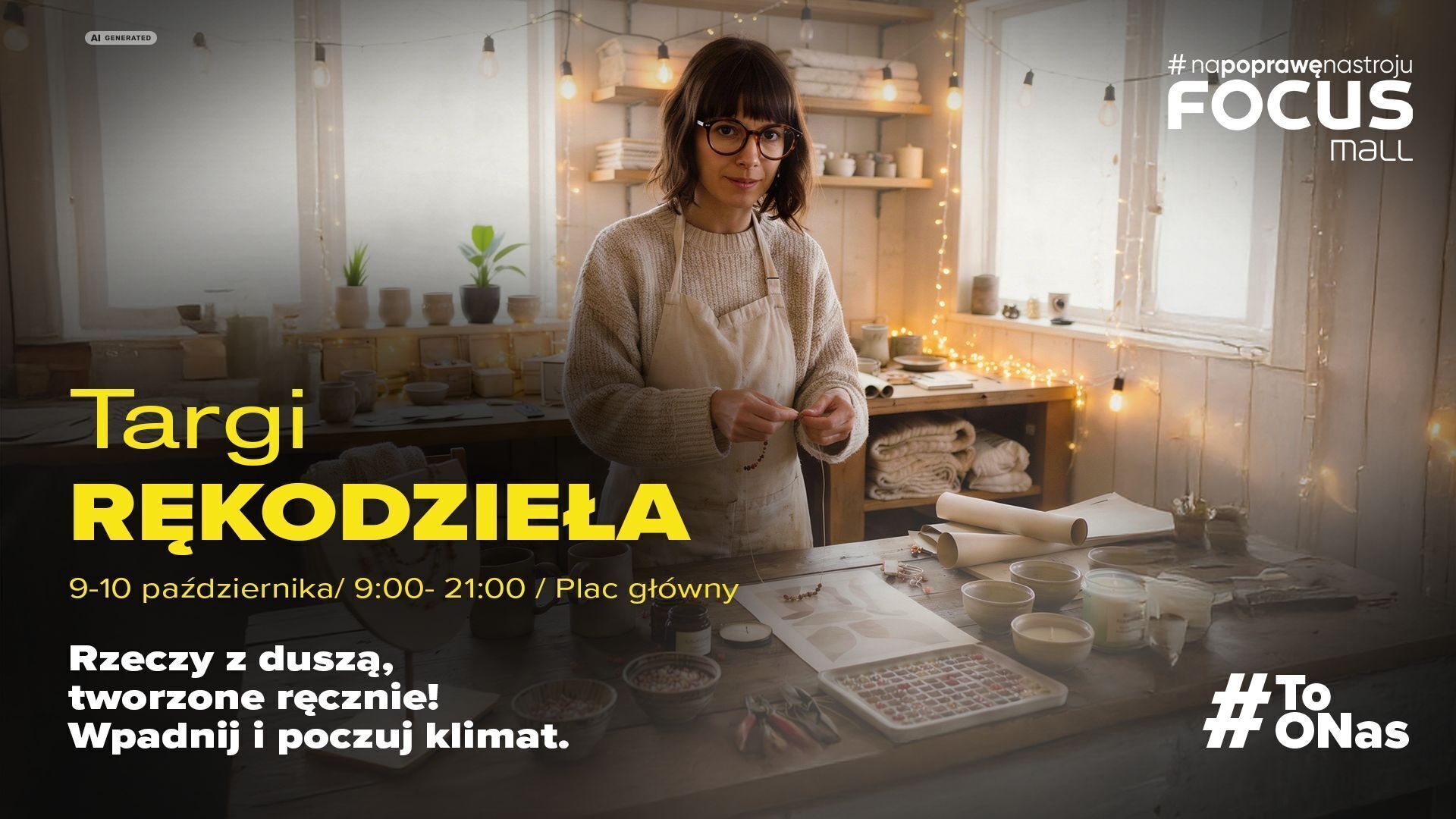 Jesienna odsłona Targów Rękodzieła w Focus Mall w Piotrkowie