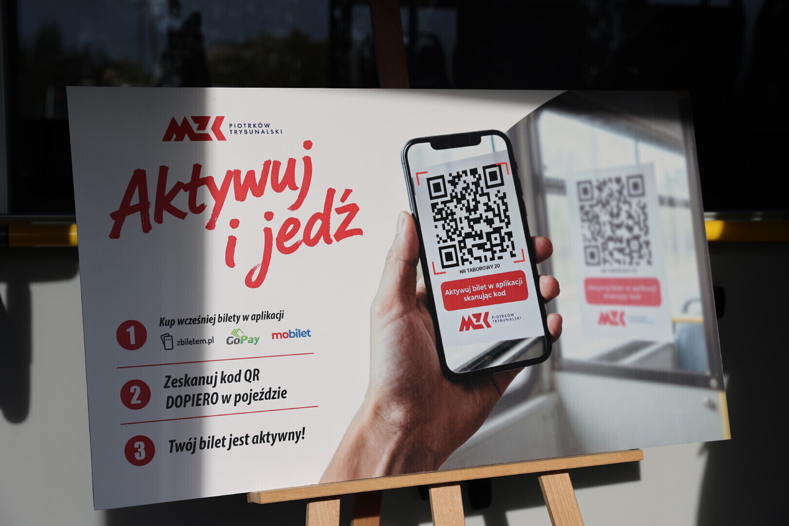 MZK Piotrków Trybunalski. Nowe zasady kasowania biletów QR 190 zł opłaty i więcej kontrolerów