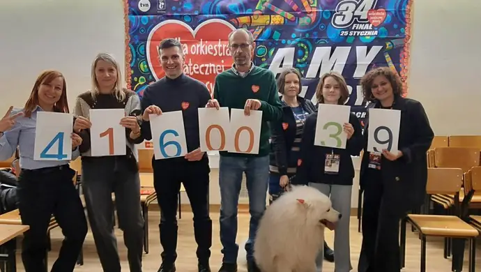 34. Finał WOŚP w Gorzkowicach z rekordowym wynikiem zbiórki