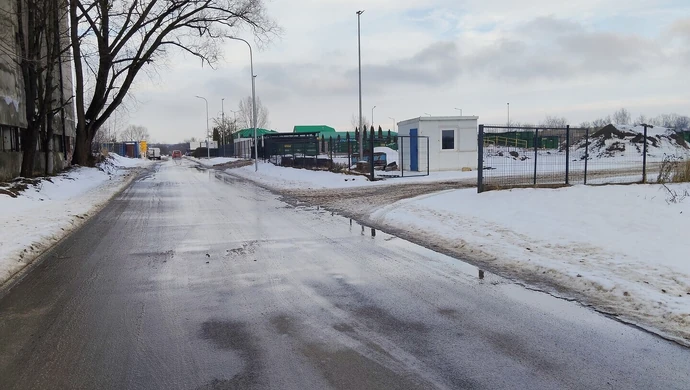 Droga do PSZOK i oczyszczalni wyremontowana