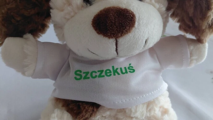 Piesek Szczekuś maskotką Szczekanicy. Można go wygrać w konkursie