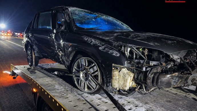 Pijany kierowca przebił bariery na A1 i zjechał na przeciwległy pas. Groźne zdarzenie pod Piotrkowem