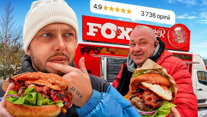 Książulo odwiedził Sulejów. Sprawdził, jak smakują burgery w Fox Burger