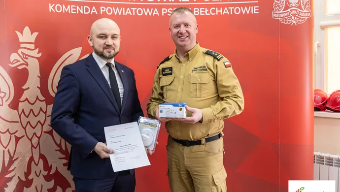 Miasto Bełchatów przekaże czujki dymu i czadu