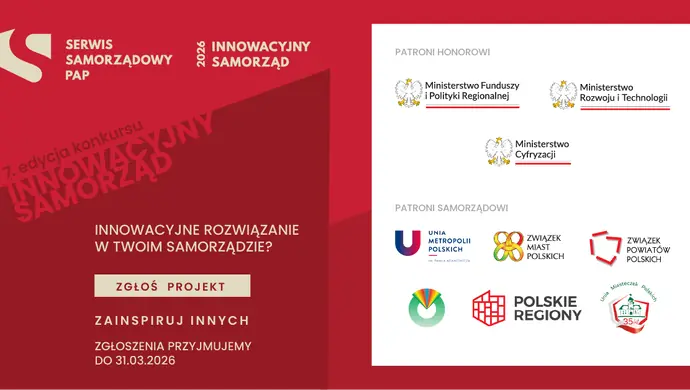 Trwa przyjmowanie zgłoszeń do konkursu Innowacyjny Samorząd 2026