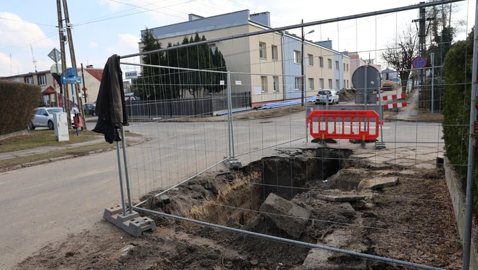 Trwają prace budowlane na ul. Kwiatowej w Piotrkowie Trybunalskim