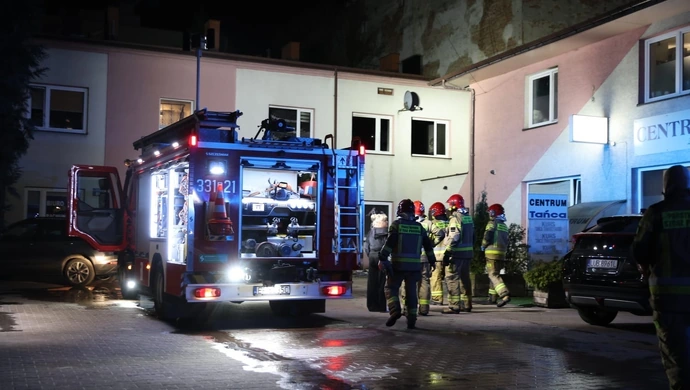 Płonęło mieszkanie przy Pasażu Rudowskim w Piotrkowie