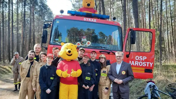 Sport i pomoc w moszczenickim lesie