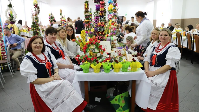 Wielkanocne palmy i koszyki królowały w Krzyżanowie