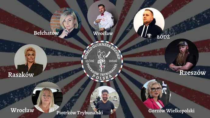 Piotrków szykuje się na rekord Guinnessa. Poznaliśmy skład fryzjerskiego teamu