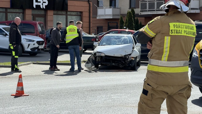 Groźnie przy targowisku w Piotrkowie