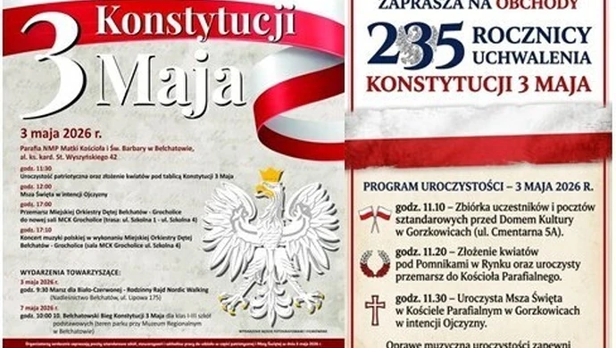  Pierwszy weekend majowy pod znakiem uroczystości rocznicowych i zabawy