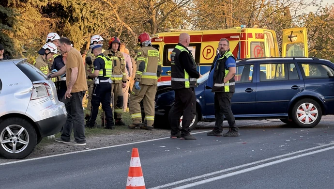Groźnie w Longinówce. DK91 całkowicie zablokowana