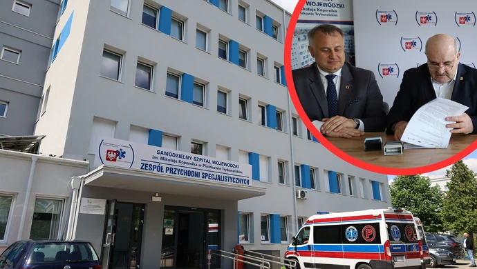  Ponad 10 mln zł na termomodernizację szpitala w Piotrkowie. Podpisano umowę z wykonawcą