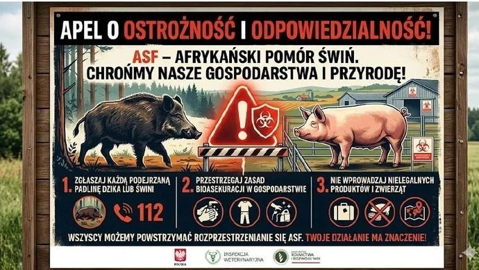 Chrońmy nasze gospodarstwa i przyrodę. Apel o ostrożność i odpowiedzialność