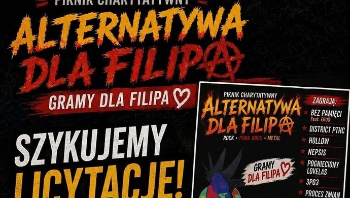 Stracił nogę, nie stracił nadziei. Sulejów zagra w sobotę dla Filipa