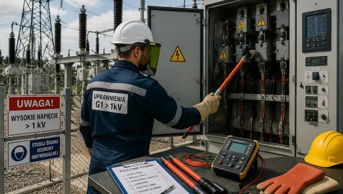 Praca przy urządzeniach elektrycznych powyżej 1 kV - jakie kwalifikacje są wymagane i jak je spełnić