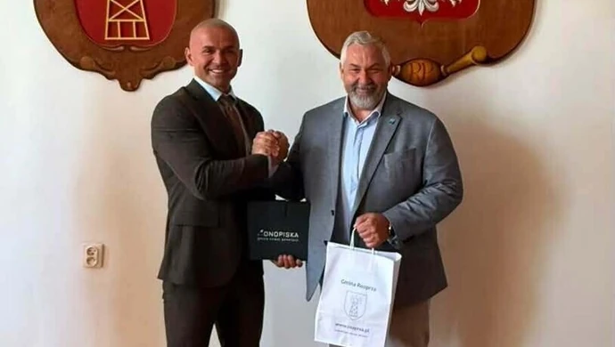 Wójt gminy Konopiska z wizytą w Rozprzy