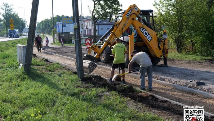 Nowy chodnik przy ul. Rolniczej w Przygłowie