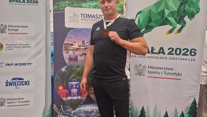 75 powtórzeń i miejsce na podium. Mieszkaniec Milejowa z medalem ogólnopolskich igrzysk