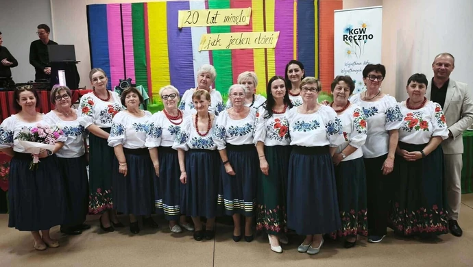KGW Ręczno świętowało 20-lecie. Na jubileusz przyjechała wójt gminy Łęki Szlacheckie