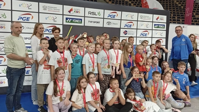 Wielki sukces młodych badmintonistów z gminy Wolbórz