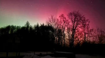 Piękna zorza nad Piotrkowem i regionem WASZE ZDJĘCIA