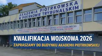 Kwalifikacja wojskowa 2026. Ważne informacje dla mieszkańców powiatu piotrkowskiego