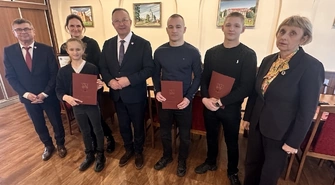 Burmistrz Wolborza wręczył stypendia sportowe 