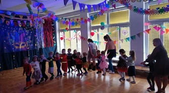 Bal karnawałowy w Przedszkolu Samorządowym nr 20 w Piotrkowie 