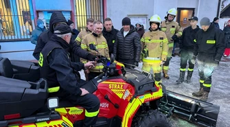 Zakup nowego quada z przyczepą dla OSP Lubień w ramach projektu zwiększającego odporność na klęski żywiołowe w MOF Radomsko – Piotrków Trybunalski – Bełchatów