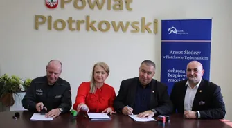 Porozumienie o współpracy dla edukacji i bezpieczeństwa. Nowa inicjatywa w powiecie piotrkowskim