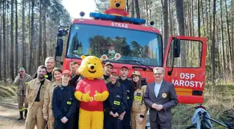 Sport i pomoc w moszczenickim lesie