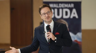 Europoseł Waldemar Buda w Gomulinie. 