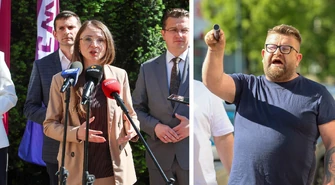 Ministra rodziny, pracy i polityki społecznej Agnieszki Dziemianowicz-Bąk w Piotrkowie Trybunalskim. Mówiła o reformie PIP, umowach śmieciowych, mieszkalnictwie i skróceniu czasu pracy. „Umowy śmieciowe są patologią polskiego rynku pracy”