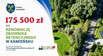 Ponad pół miliona złotych na renowację zbiornika na Ściegnach. Kamieńsk rozpoczyna rewitalizację terenu