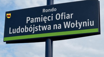 Symboliczna uroczystość nadania nazwy „Ronda Pamięci Ofiar Ludobójstwa na Wołyniu”