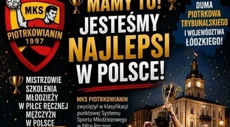 MKS Piotrkowianin najlepszym klubem w Polsce w szkoleniu młodzieży w piłce ręcznej