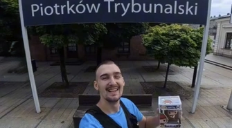 Znany TikToker przyjechał do Piotrkowa. Podjął nietypowe wyzwanie