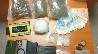 Prawie pół kilograma narkotyków w mieszkaniu. 38-latek z Piotrkowa aresztowany