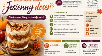Jesienny deser na konkurs. Szczekanica zaprasza mieszkańców do kulinarnej rywalizacji