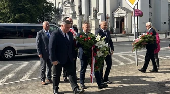 87. rocznica wybuchu II wojny światowej. Piotrków uczcił pamięć poległych